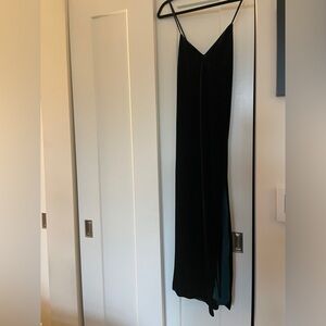 Emerald Green Velvet Dress
